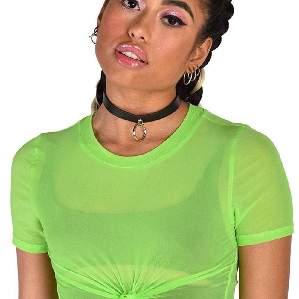 Sold Neon green crop